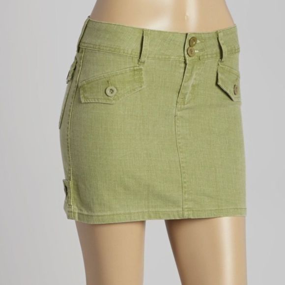 Grass Mini Skirt - Picture 1 of 3